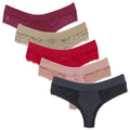 Carol 5 Day-to-Day Double Wire Women's Thong Panty Kit | 430