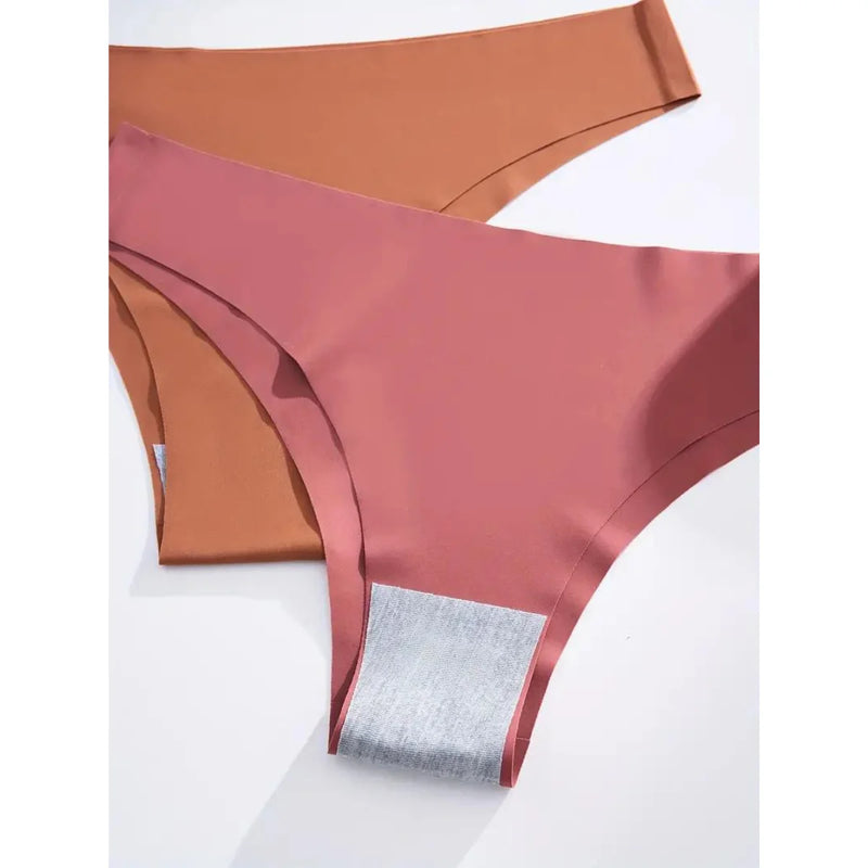 Kit 6 Polyamide Seamless Thong Panties