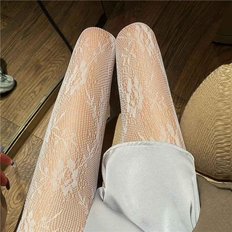 Hot sale sexy female long fishnet body stockings fish net pantyhose 27 styles mesh nylon tights lingerie high waist stockings