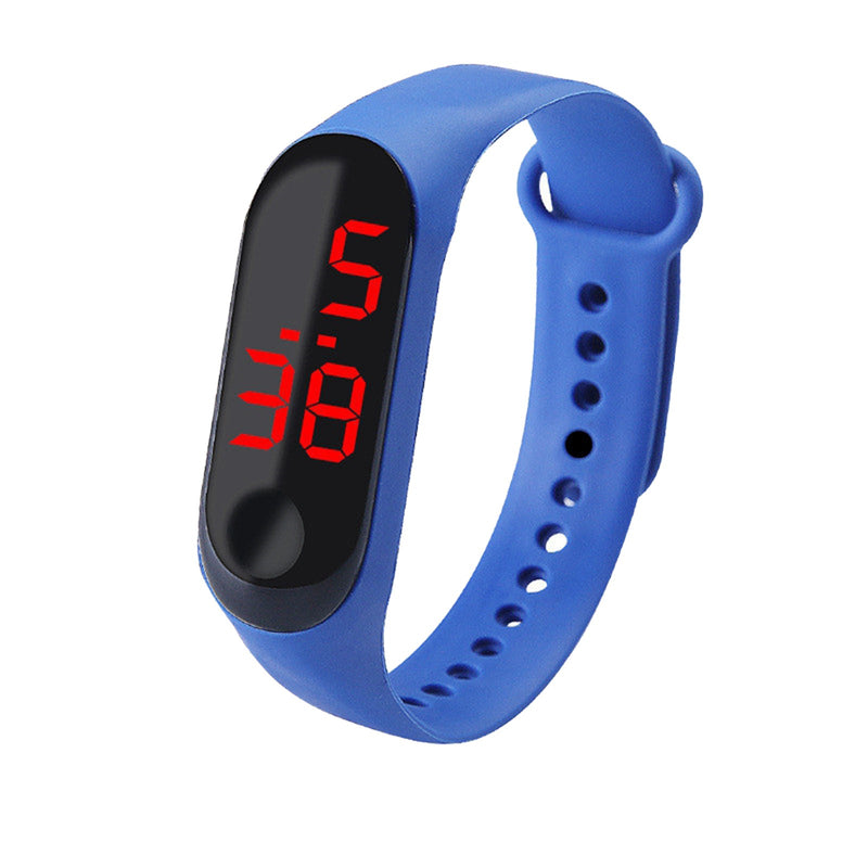 Sports Watch LED Screen Outdoor Sports Children Electronic Watch Women Men Silicone Strap Wirstwatch Student Clock Relogio