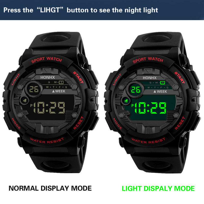 Honhx Luxury Mens Digital Led Watch Date Sport Men Outdoor Electronic Watch Erkek Kol Saati Saat Erkek Kol Saati Relogio Masculi