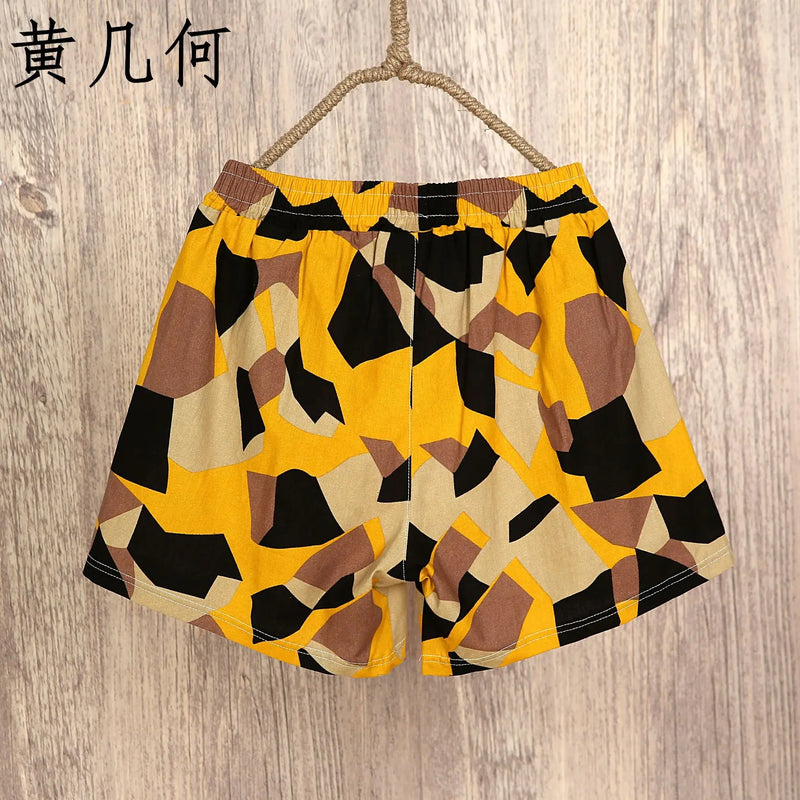 Woman Cotton Linen Shorts 2023 Summer Women Clothing Bottoms High Waisted Print Short Pants Female Casual Harem Shorts Pattern