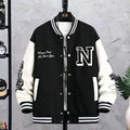 Loose-fit Men's Baseball Jacket American Style Couple Costume Autumn/winter For Men Trendy Brand Casual Scene Top