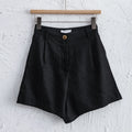 Short Feminino de linho