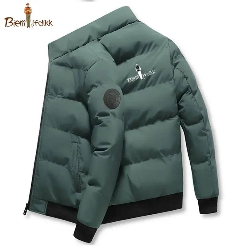 BIEMLFDLKK men's jacket stand up collar jacket Golf brand baseball jersey casual high-quality men's jacket men's top