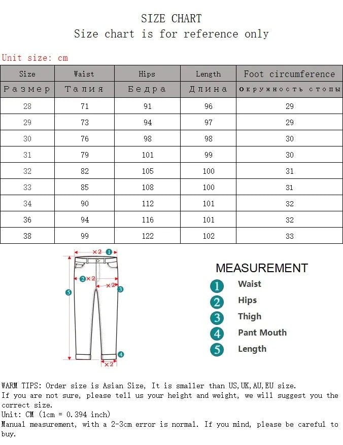 New White Jeans Men All-match Fashion Ripped Hole Slim Stretch Harem Pants Comfortable Male Streetwear Denim Trousers