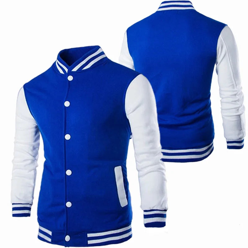 Mens Jacket Baseball Suit 2023 Hot Sale Four Seasons Fashion Coats University Varsity  Splicing Couple Casual Korean Clothes