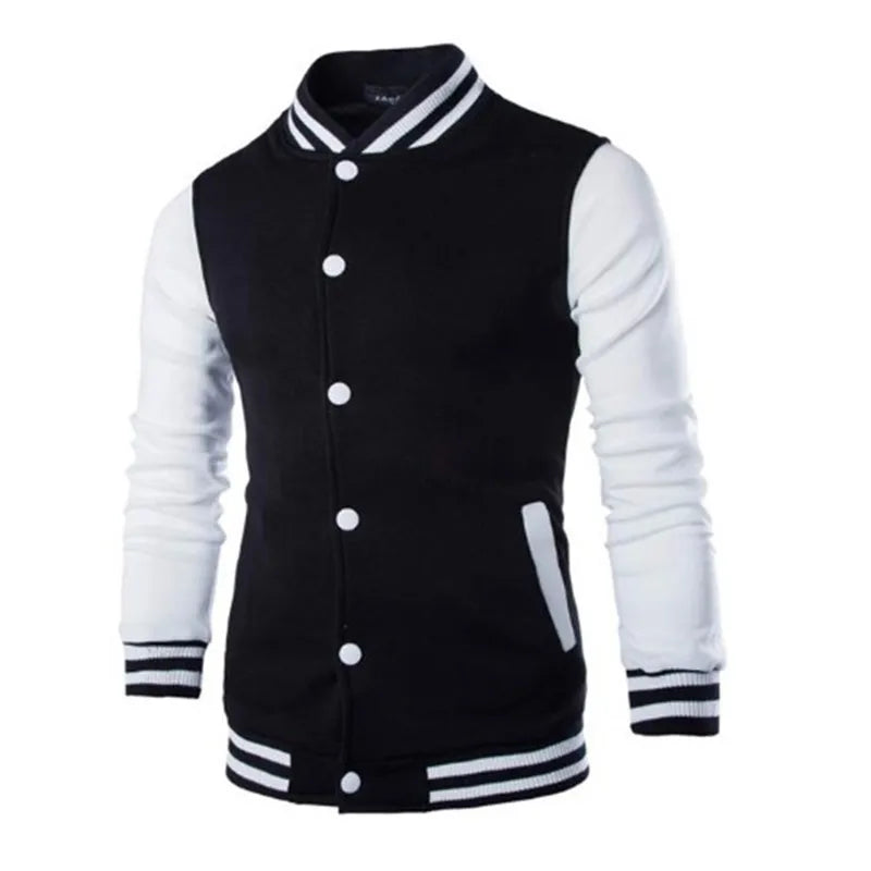 Mens Jacket Baseball Suit 2023 Hot Sale Four Seasons Fashion Coats University Varsity  Splicing Couple Casual Korean Clothes