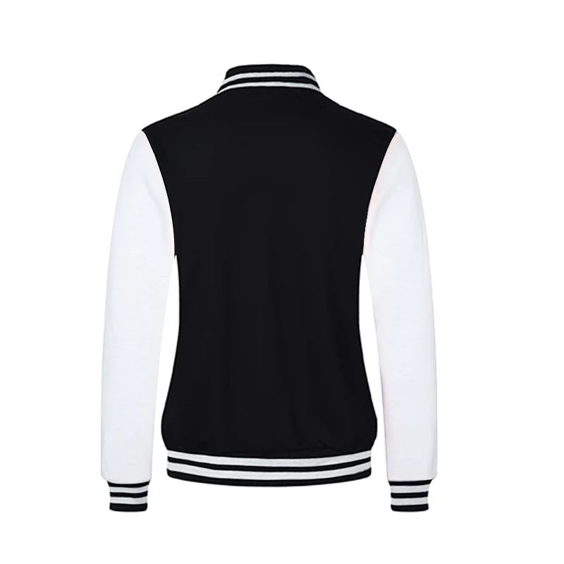 Spring and fall classic men's loose casual stand-up collar button-up baseball jacket flight jacket