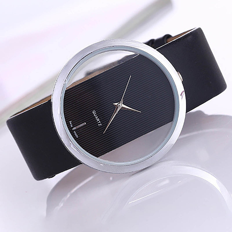 Fashion Skeleton Bracelet Watches Women Luxury Leather Band Analog Quartz Wrist Watch Ladies Watch Women Dress Ladies Watch