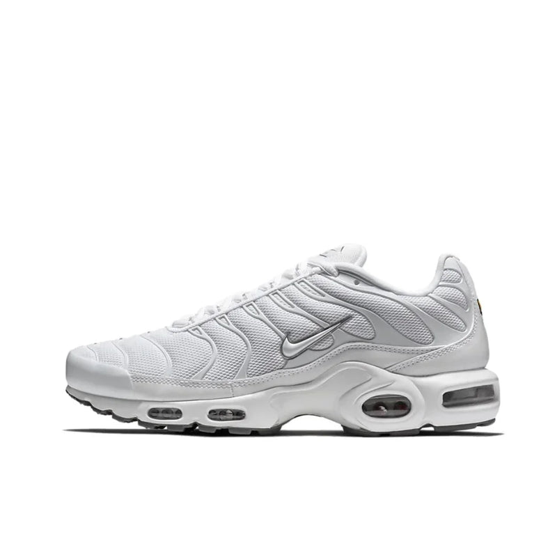 Nike Original Air Max Plus TN Retro Fashion Running Shoes Comfortable Wearable Casual Sneakers Men's and Women's White