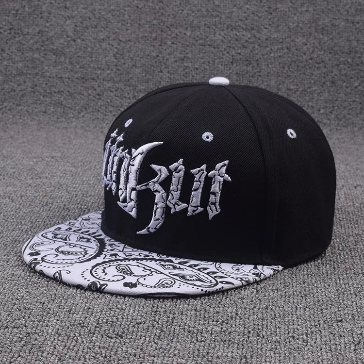 Letter Embroidery Hip Hop Caps For Men Women Fashion Cool Snapback Hat Adult Outdoor Casual Baseball Caps Flat Brim Sun Hats