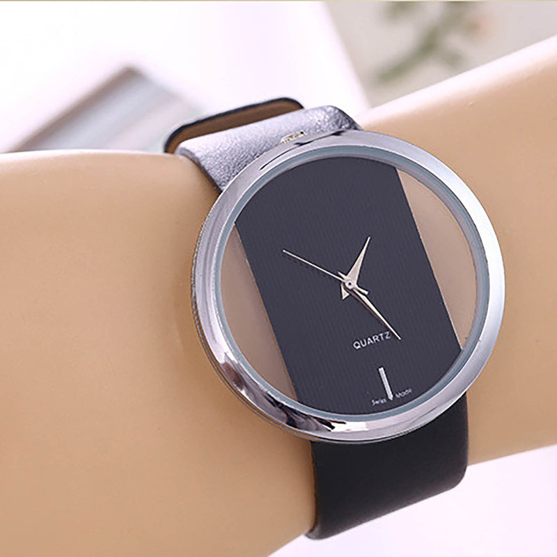 Fashion Skeleton Bracelet Watches Women Luxury Leather Band Analog Quartz Wrist Watch Ladies Watch Women Dress Ladies Watch