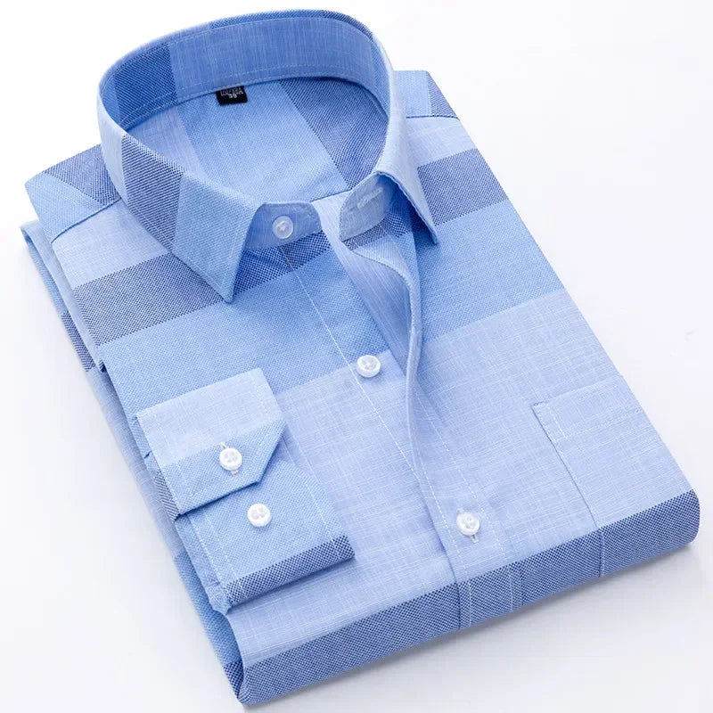 Camisa impressa masculina primavera manga longa