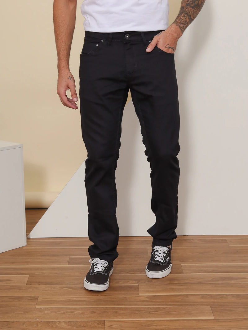 KIT 2 pieces-Men's Skinny Jeans Black Pants