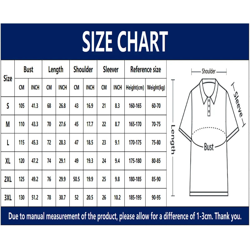 Summer men's short sleeved polo shirt, business office lapel shirt, men's sports and leisure fashionable stripe T-shirt top