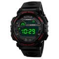 Mens Electronic Watch Classic All-Match Digital Watch Luminous Led Display Week Watch Causal Outdoor Sports Electronic Watch