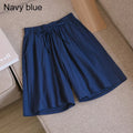 Women Cotton shorts Summer Casual Solid Cotton Linen shorts high waist loose shorts for girls Soft Cool female shorts