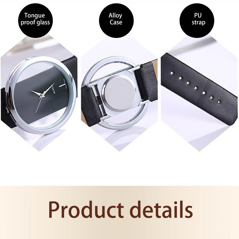 Fashion Skeleton Bracelet Watches Women Luxury Leather Band Analog Quartz Wrist Watch Ladies Watch Women Dress Ladies Watch