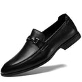 Mocassins de couro genuíno para homens, sapatos formais, mocassins artesanais, moda italiana, marca de luxo