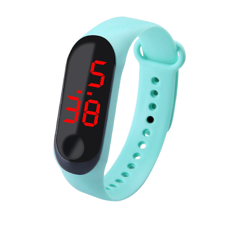 Sports Watch LED Screen Outdoor Sports Children Electronic Watch Women Men Silicone Strap Wirstwatch Student Clock Relogio