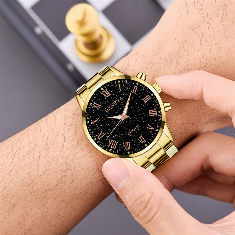 Men’s Watches Top Luxury Brand Analog Watch Men Stainless Steel Life Waterproof Quartz Wristwatch Relogio Masculino