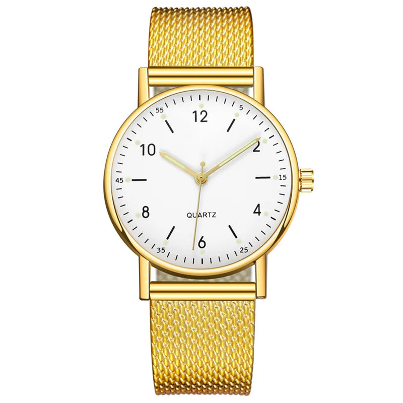 Ladies High-End Quartz Watch Luminous Scales And Hands Leisure Watch Daily Causal Exquisite Simple Fashion Wristwatch