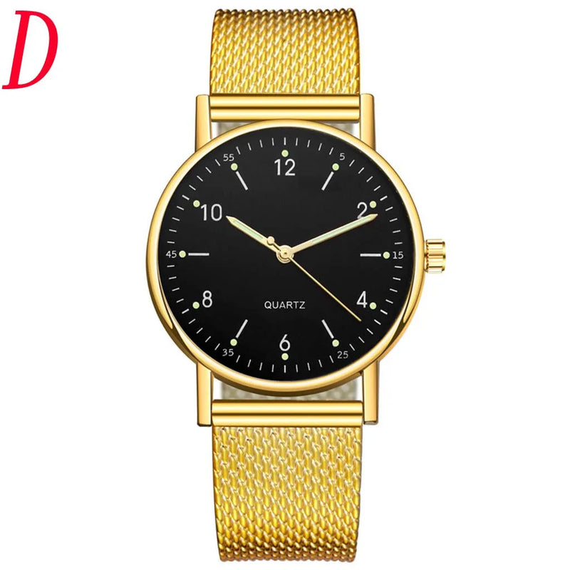 Ladies High-End Quartz Watch Luminous Scales And Hands Leisure Watch Daily Causal Exquisite Simple Fashion Wristwatch