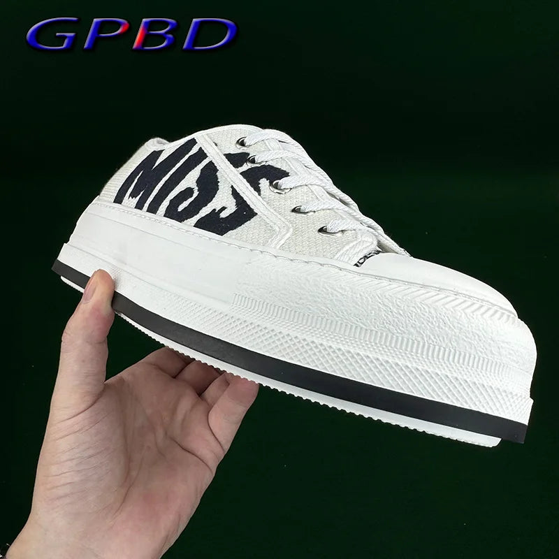 GPBD Best Quality Graffiti Canvas Shoes For Women Designer Sport Shoes For Women Luxury Brand Ladies Sneakers