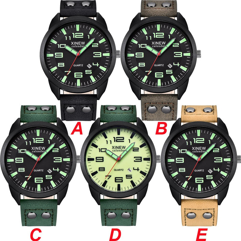 Watches Men Fashion Military Sport Watch Mens Waterproof Date Wristwatch Quartz Casual Wrist Watch Chronograph Clock