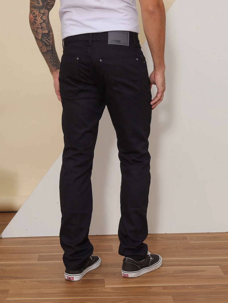 KIT 2 pieces-Men's Skinny Jeans Black Pants