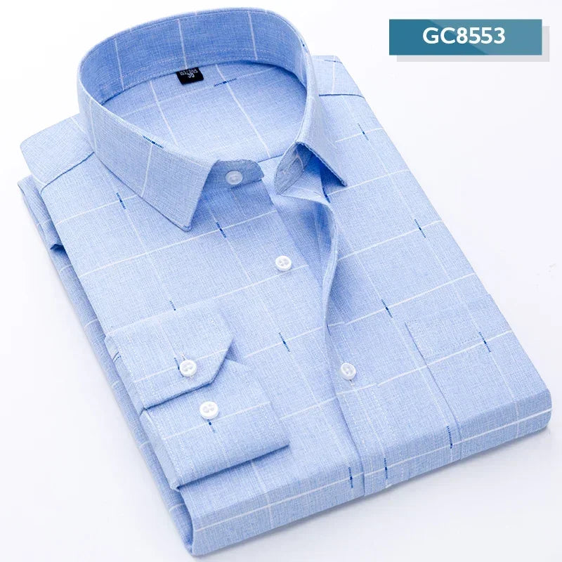 Camisa impressa masculina primavera manga longa