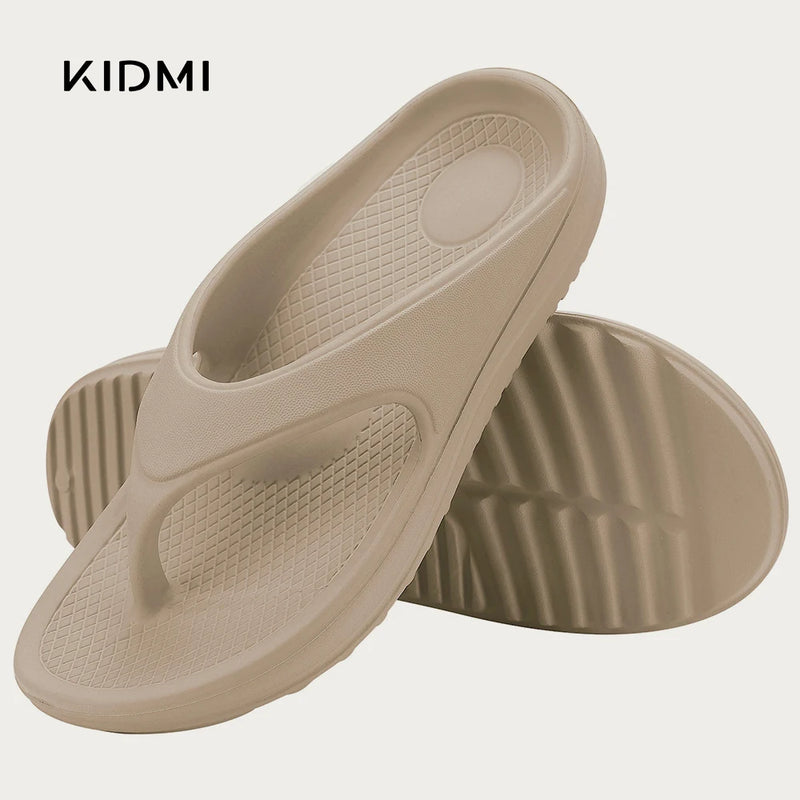 Kidmi Women's Orthopedic Sandals Fashion Beach Flip Flop Summer Outdoor Soft Sandals With Arch Support Classic Women's Flip Flop