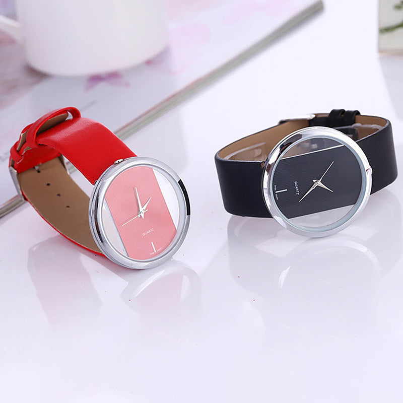 Fashion Skeleton Bracelet Watches Women Luxury Leather Band Analog Quartz Wrist Watch Ladies Watch Women Dress Ladies Watch