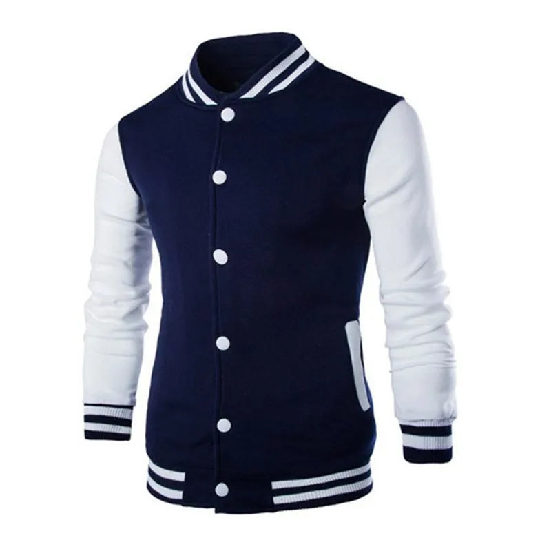 Mens Jacket Baseball Suit 2023 Hot Sale Four Seasons Fashion Coats University Varsity  Splicing Couple Casual Korean Clothes