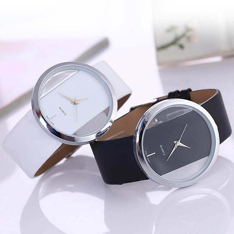 Fashion Skeleton Bracelet Watches Women Luxury Leather Band Analog Quartz Wrist Watch Ladies Watch Women Dress Ladies Watch