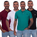 Kit 04 Camisas Original Men's Polo Shirt Piquet Cotton traf za men's summer summer comfortable free shipping